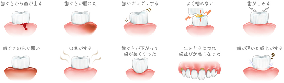このような症状はございませんか？